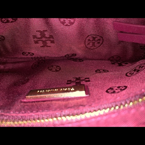 Tory Burch Bags Nwt Tory Burch Oxblood Purse With Gold Chain Poshmark
